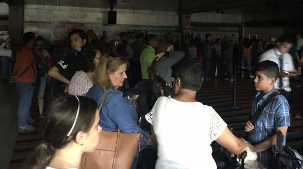 Apagon en aeropuerto de venezuela
