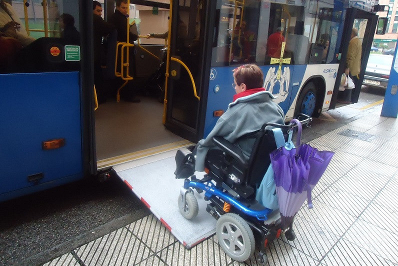 Rampa para discapacitados