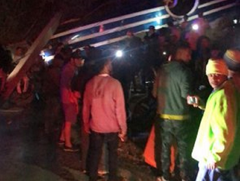 39 haitianos heridos en accidente jarabacoa