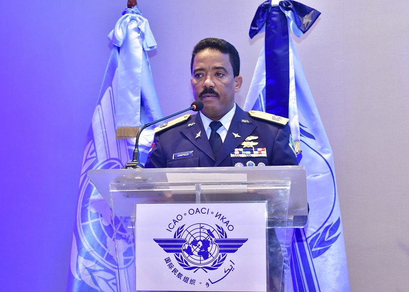 Director del CESAC, General de Brigada de Defensa Aèrea, Aracenis Castillo de la Cruz.