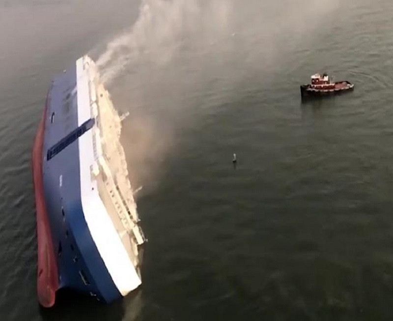Accidente buque carga Georgia
