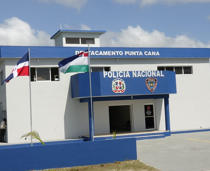 Destacamento Policia Nacional en Punta Cana 