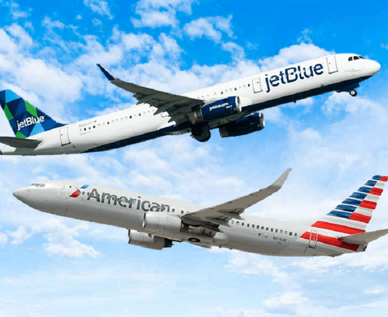 Jet   Blue y American Ailines