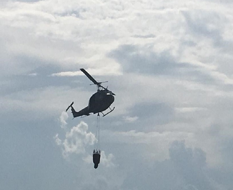 Helicoptero de la FARD