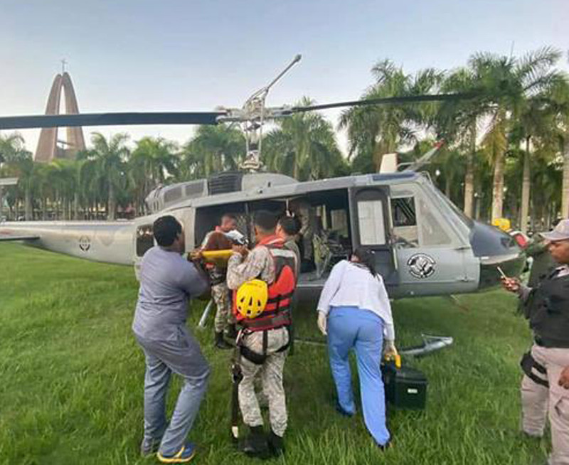 Helicoptero de la FARD