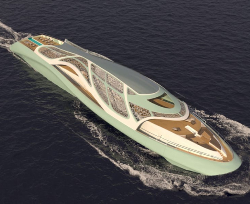 Caparazu00f3n, el yate futurista que se transforma en un submarino de lujo