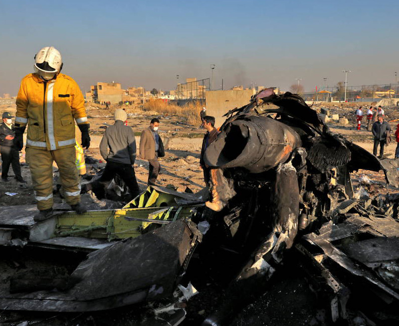 Avion ucraniano accidentado
