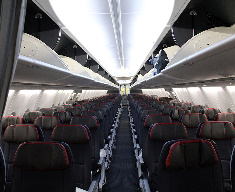 Avion sin pasajeros