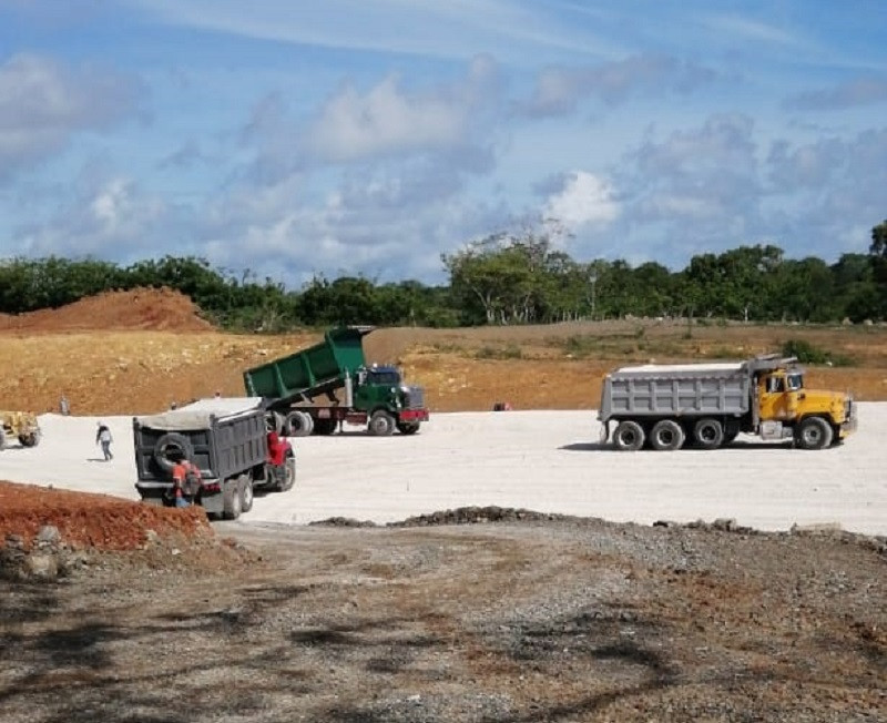 Construccion del aeropuerto de Bavaro