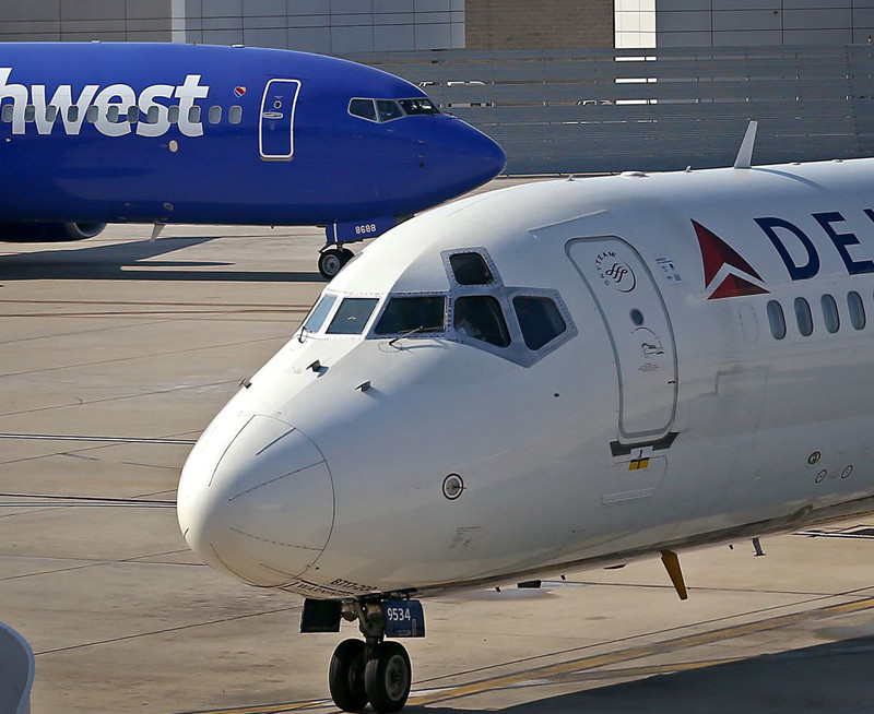 Delta Air Lines y Southwest Airlines 