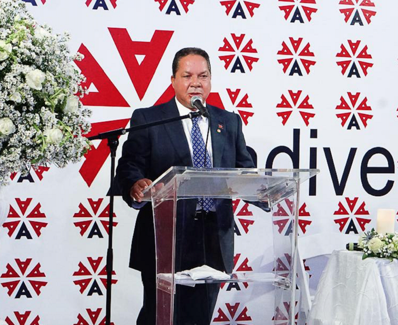 Cu00e9sar De Los Santos, presidente de ANADIVE.