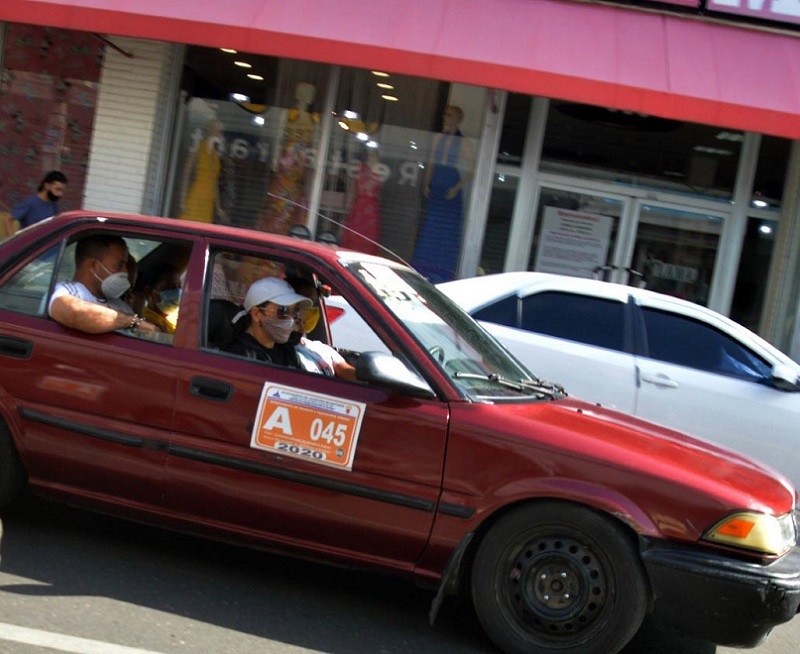 Carro de concho de la ruta A