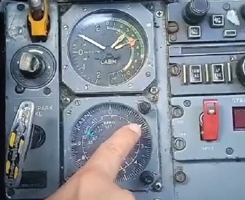 Foto de instrumento de avion 