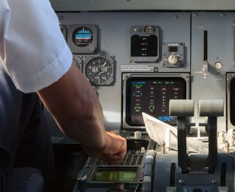 Piloto en cabina