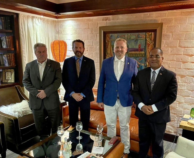 Presidente de Liberland se reune con Santiago Rosa Martinez