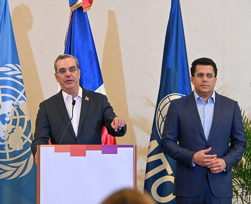 Luis Abinader y David Collado