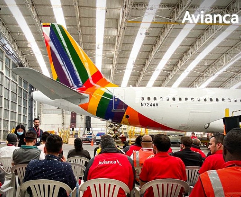Avion de AVIANCA