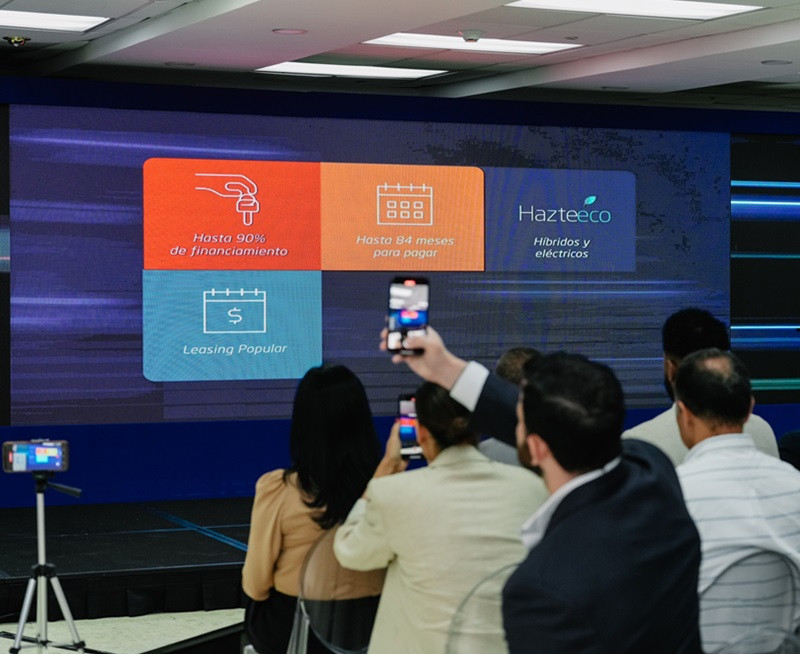 En el evento de presentación se informó que en la Autoferia Popular 2024 se continuará incentivando la adquisición de vehículos híbridos y eléctricos.
