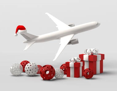 Avion de navidad