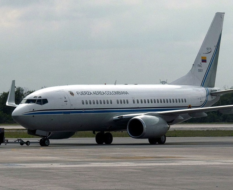 Avion presidencial colombiano
