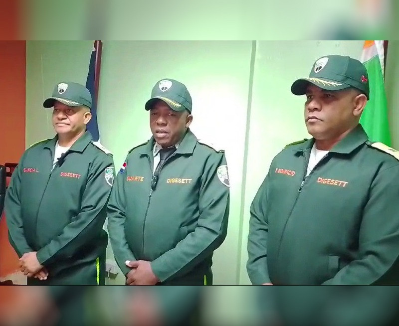 Los coroneles Jorge García Lebrón, Duarte Encarnación Medina y  Ferreira Bonifacio.