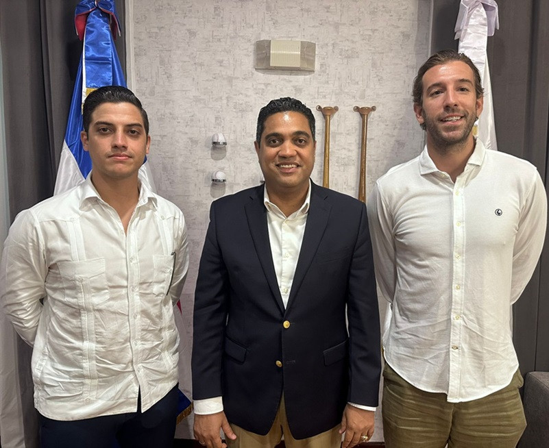 Diego Garrigo, Kelvin Cruz y Juan Quintana