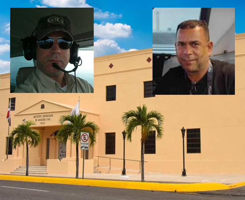 Pilotos aviadores Ortiz y Rodriguez 